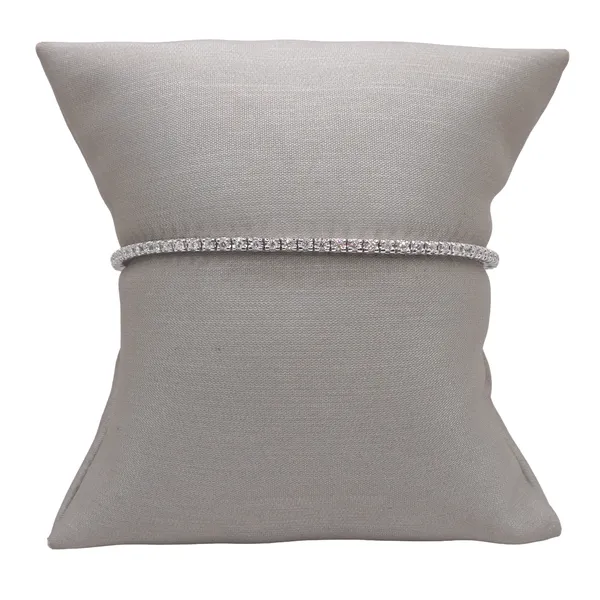 1.03ctw Diamond Tennis Bracelet-14k White Gold