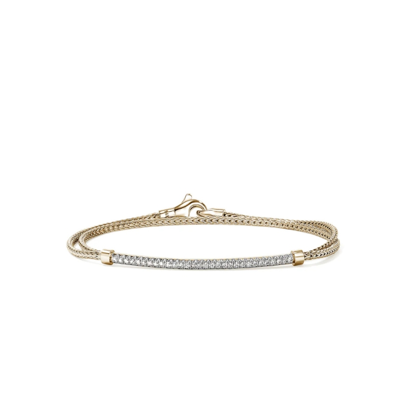 JOHN HARDY Essentials Pavé Wrap Bracelet