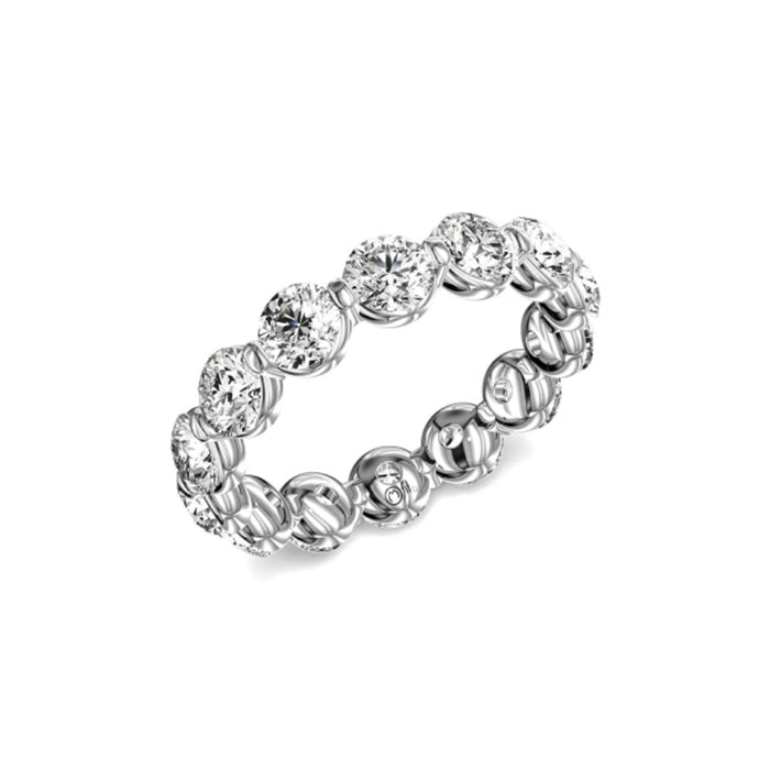 My Caroline White Gold 1.90ctw Round Brilliant Eternity Wedding Band- VC1042-RD-010-WG