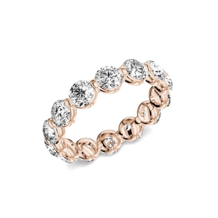 My Caroline Rose Gold 1.90ctw Round Brilliant Eternity Wedding Band- VC1042-RD-010-RG