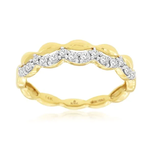 .28ctw Diamond Wedding Band- 14k Yellow Gold