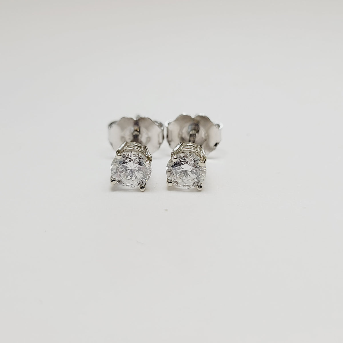 .55 Carat Round Diamond Studs