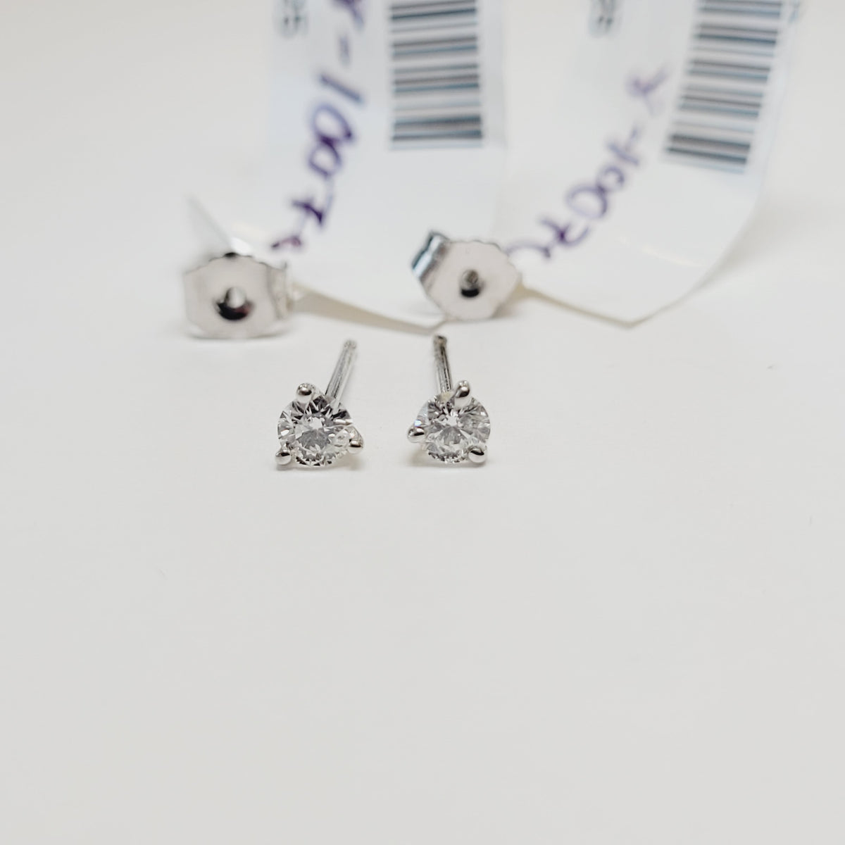.25 Carat Round Diamond Studs