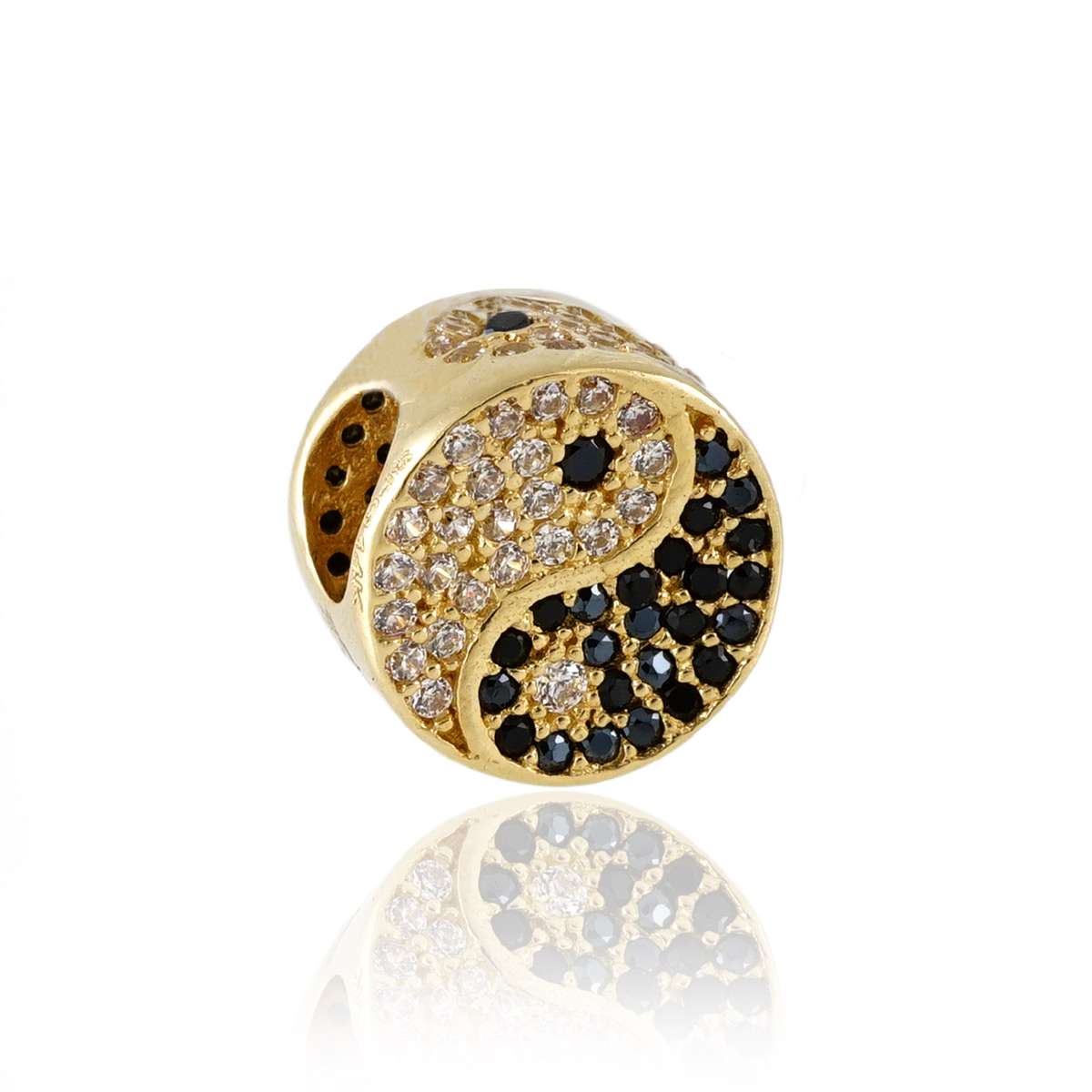 14k Gold Yin & Yang Symbol Charm