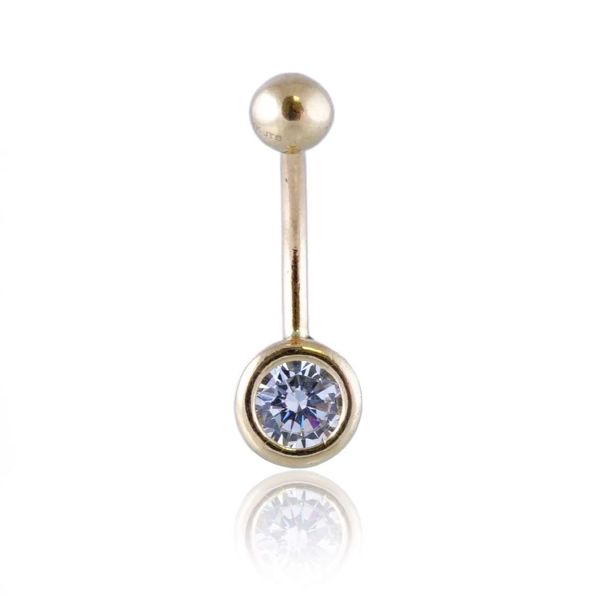 14k Gold Belly Piercing