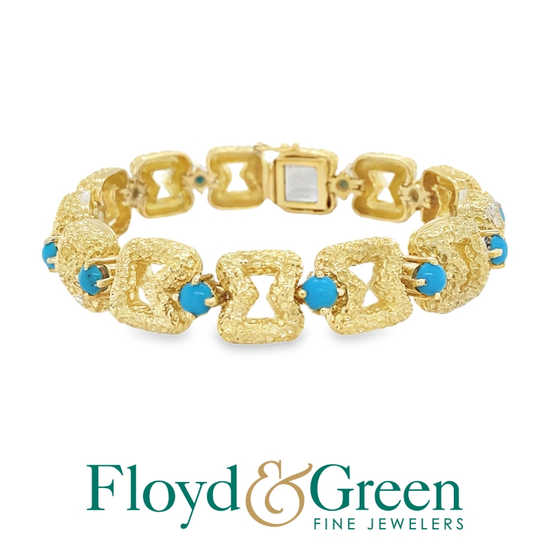 Turquoise Link Bracelet