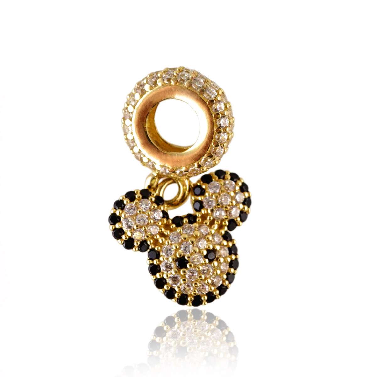 10k Yellow Gold Mickey Mouse Charm