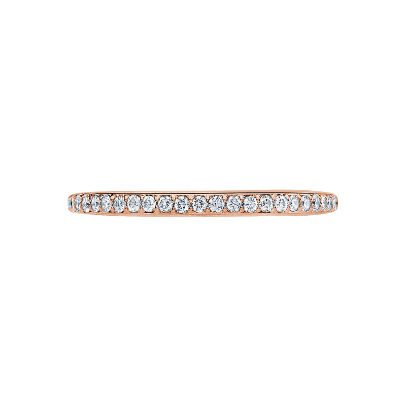 2630BMD Dantela Women's Rose Gold Wedding Band