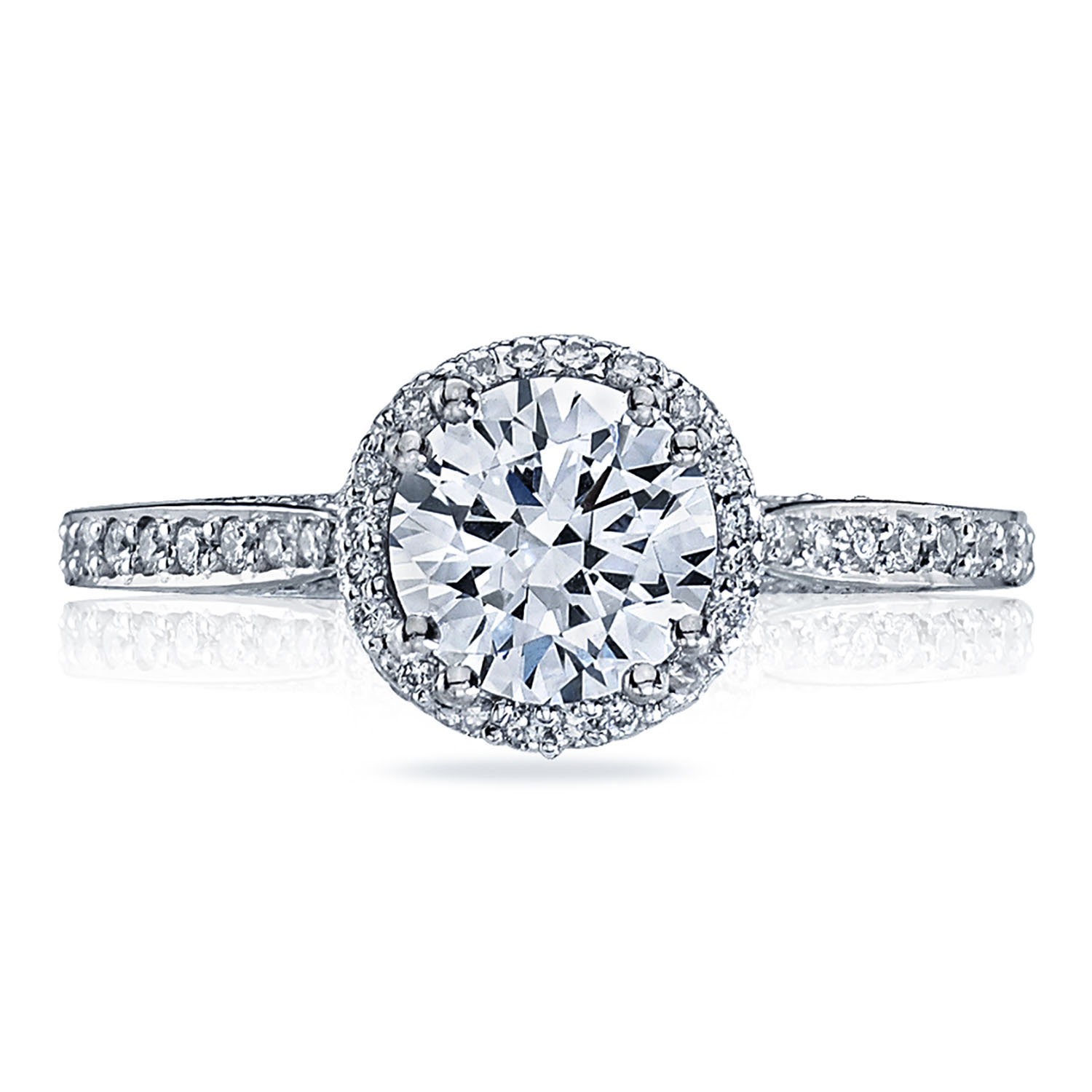 2639RDP Round Bloom Engagement Ring