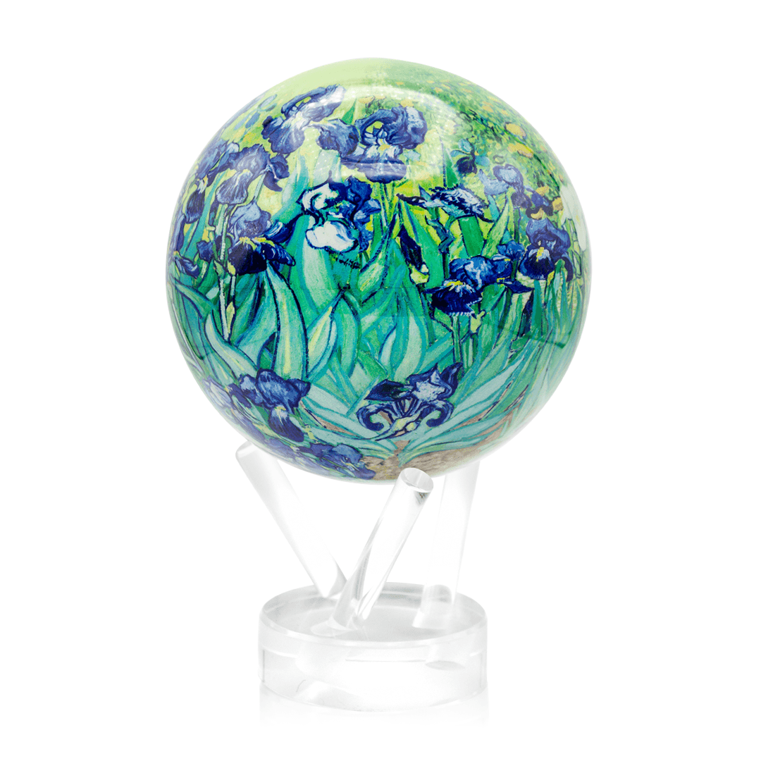 4.5in Van Gogh Irises Mova Globe