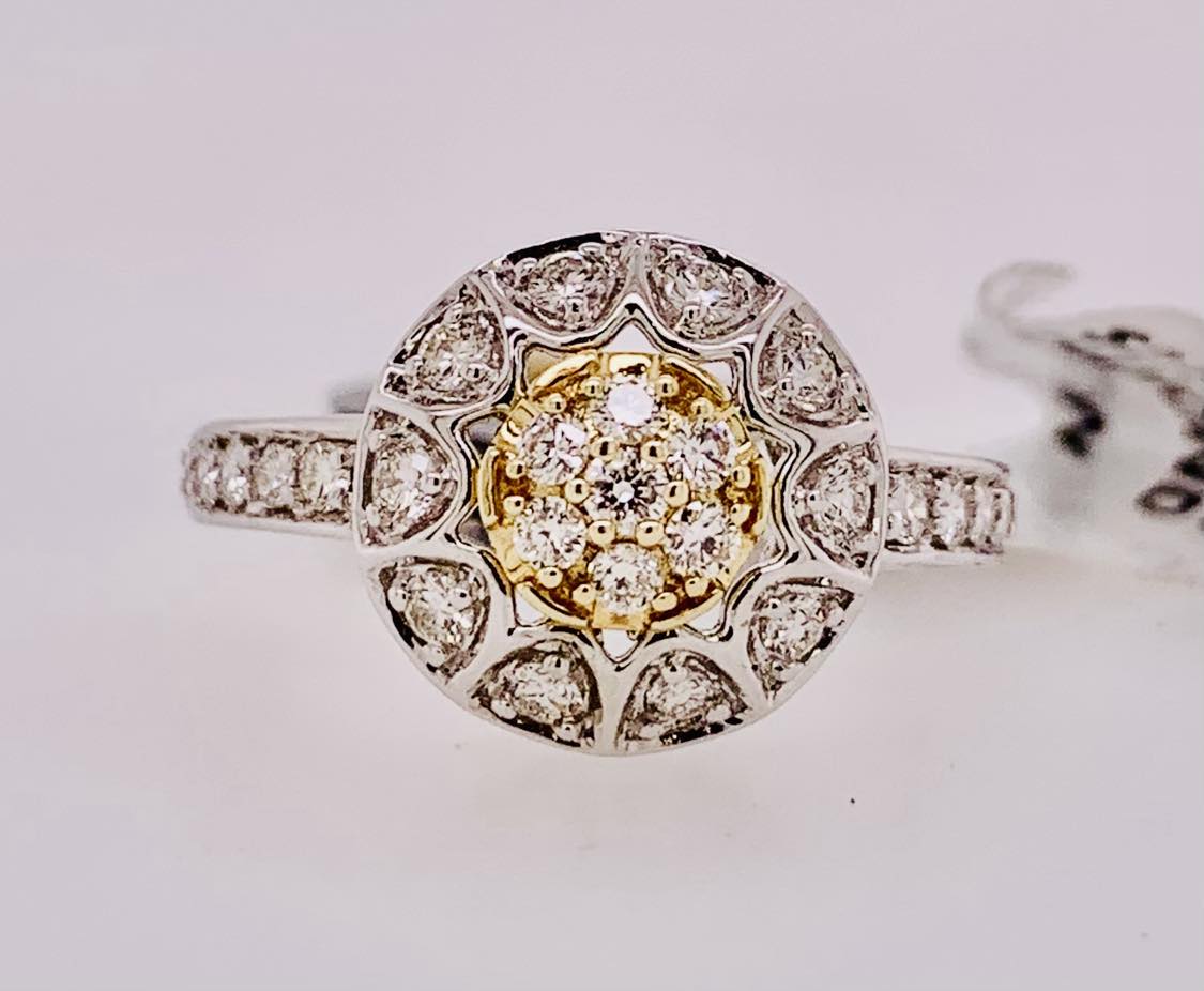 14K Diamond Ring