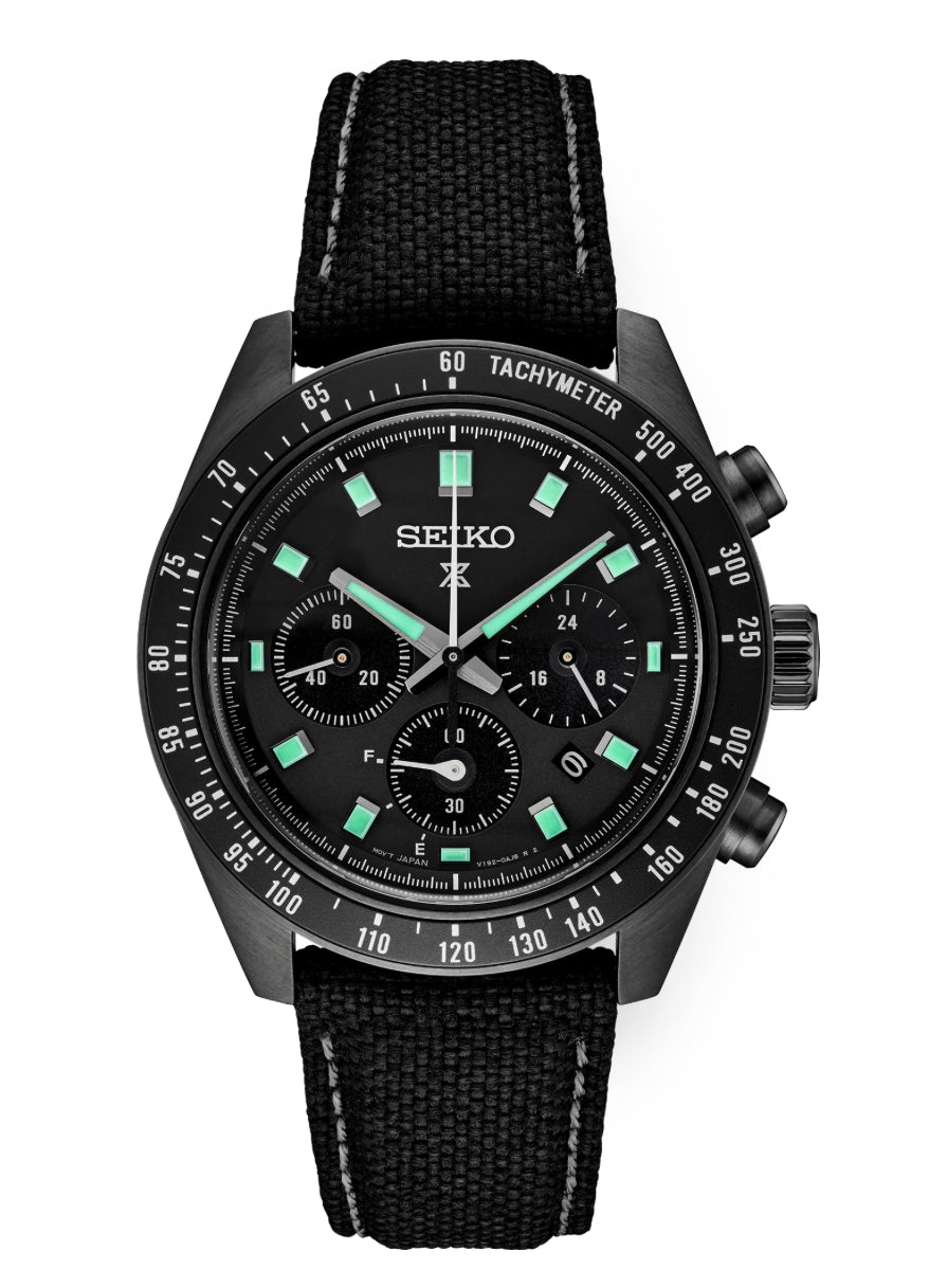 SEIKO-Black Series Speedtimer Solar Chronograph SSC923