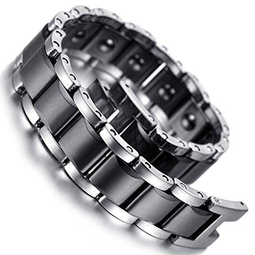 Tungsten Magnetic Bracelet for Women Men Germanium Ceramic Wristband
