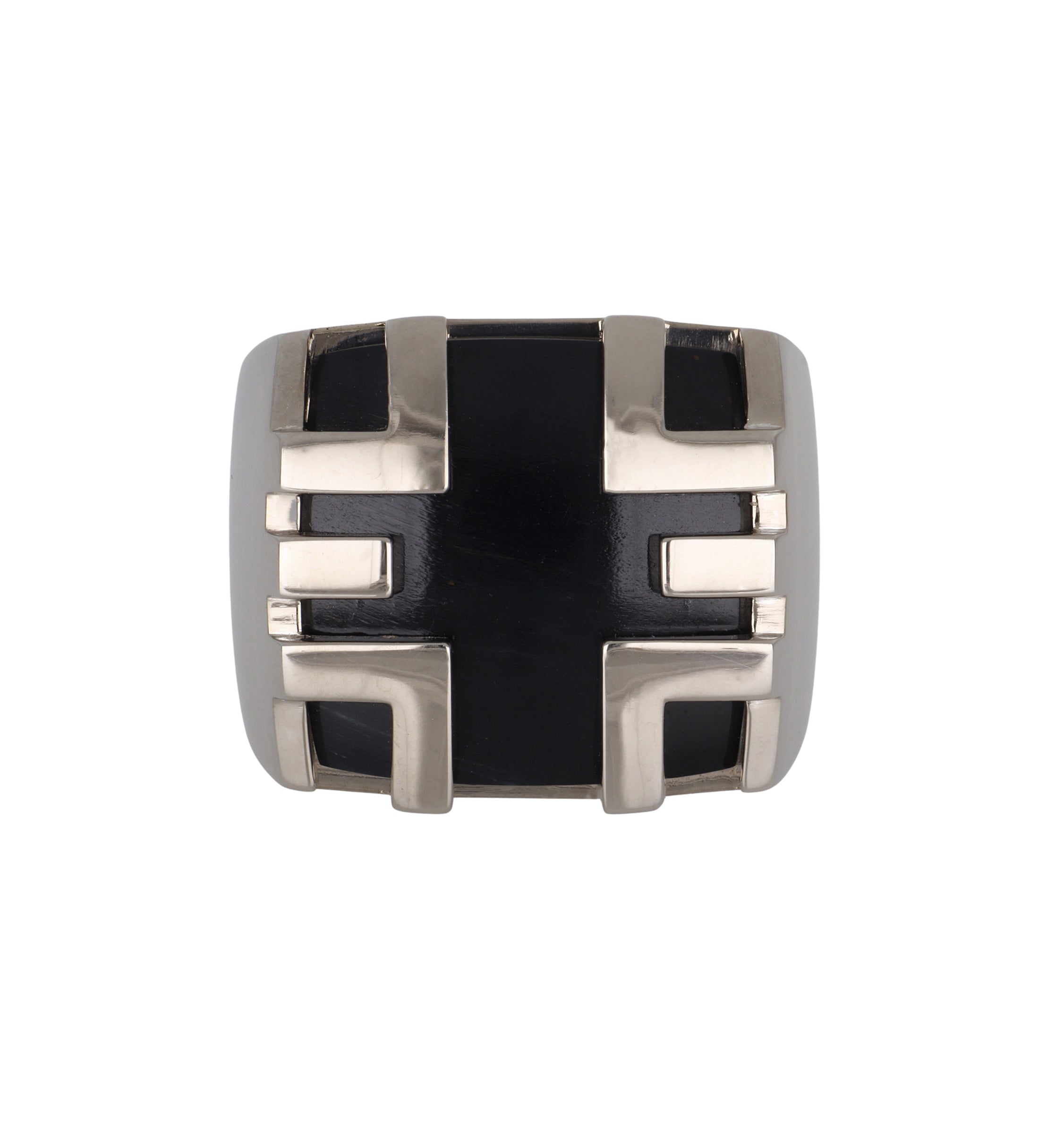 Estate Cartier 18K White Gold 'Le Baiser du Dragon' Ring