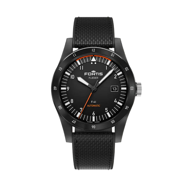 Fortis Flieger F-41 WERK 7 Mission Black Limited Edition Automatic – F4220030