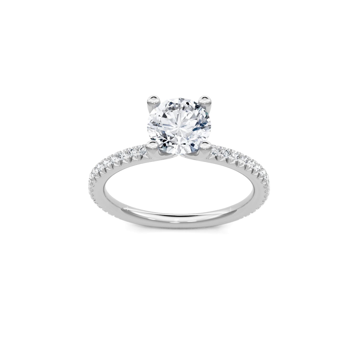 0.25ctw Round Diamond Engagement Ring