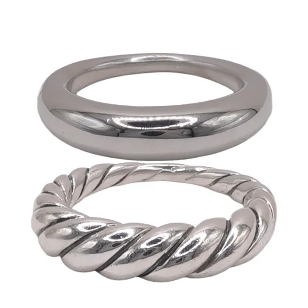 David Yurman Sterling Silver Stacking Rings