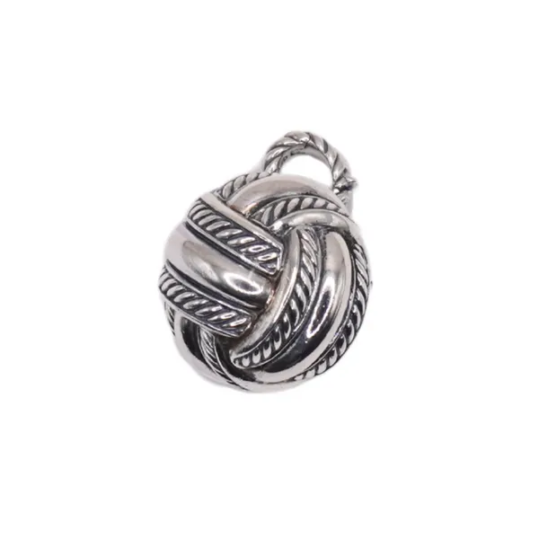 David Yurman Woven Knot Sterling Silver Enhancer