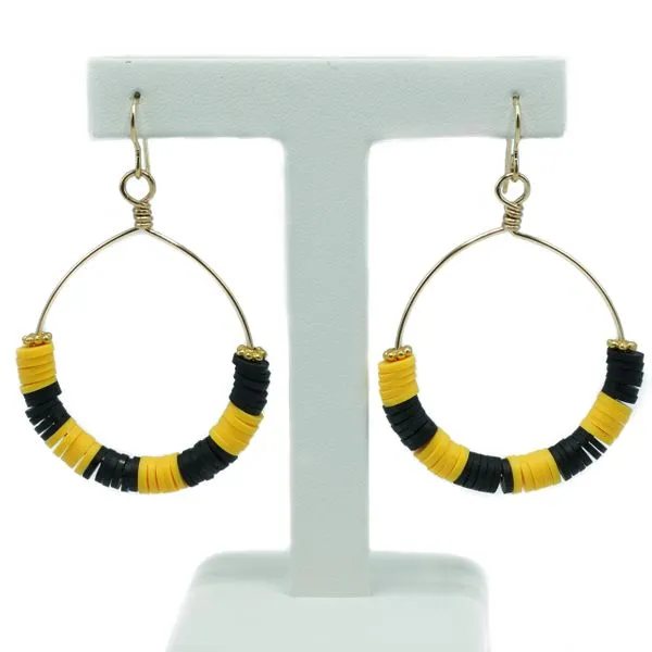 Wendy Perry Designs App State Mountaineers Cristina Earrings