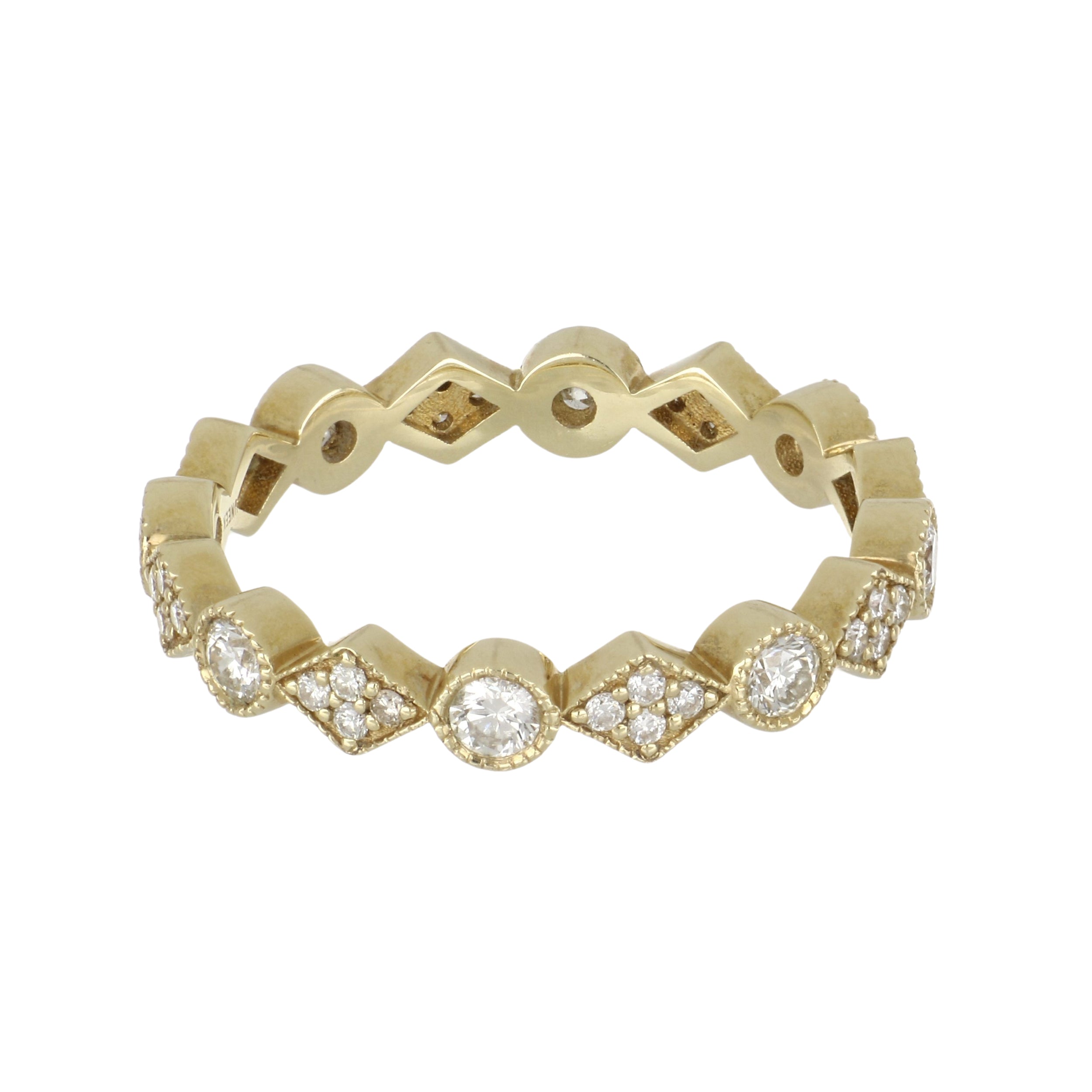 14K Gold Diamond Eternity Band