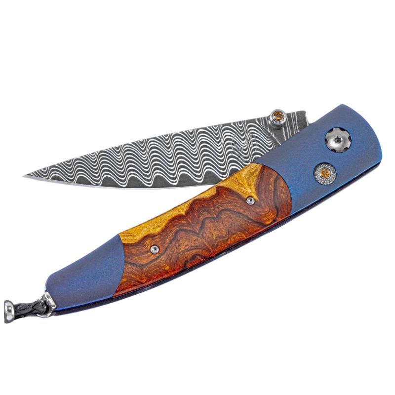 WILLIAM HENRY Desert Blues Pocket Knife