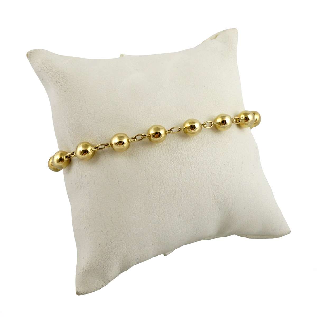 14k Gold Ball Bracelet for Women