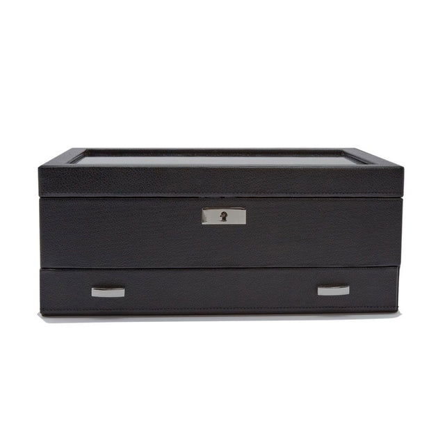 Wolf 1834 Roadster Ten Watch Box Display cover with storage drawer – 477656