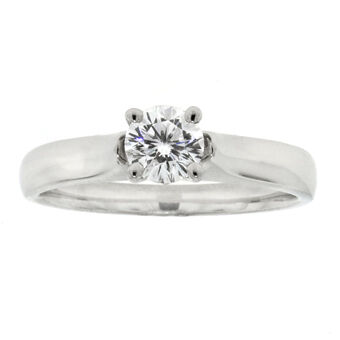 Ben Bridge Signature Diamond™ Ring in Platinum, 1/2 ct.