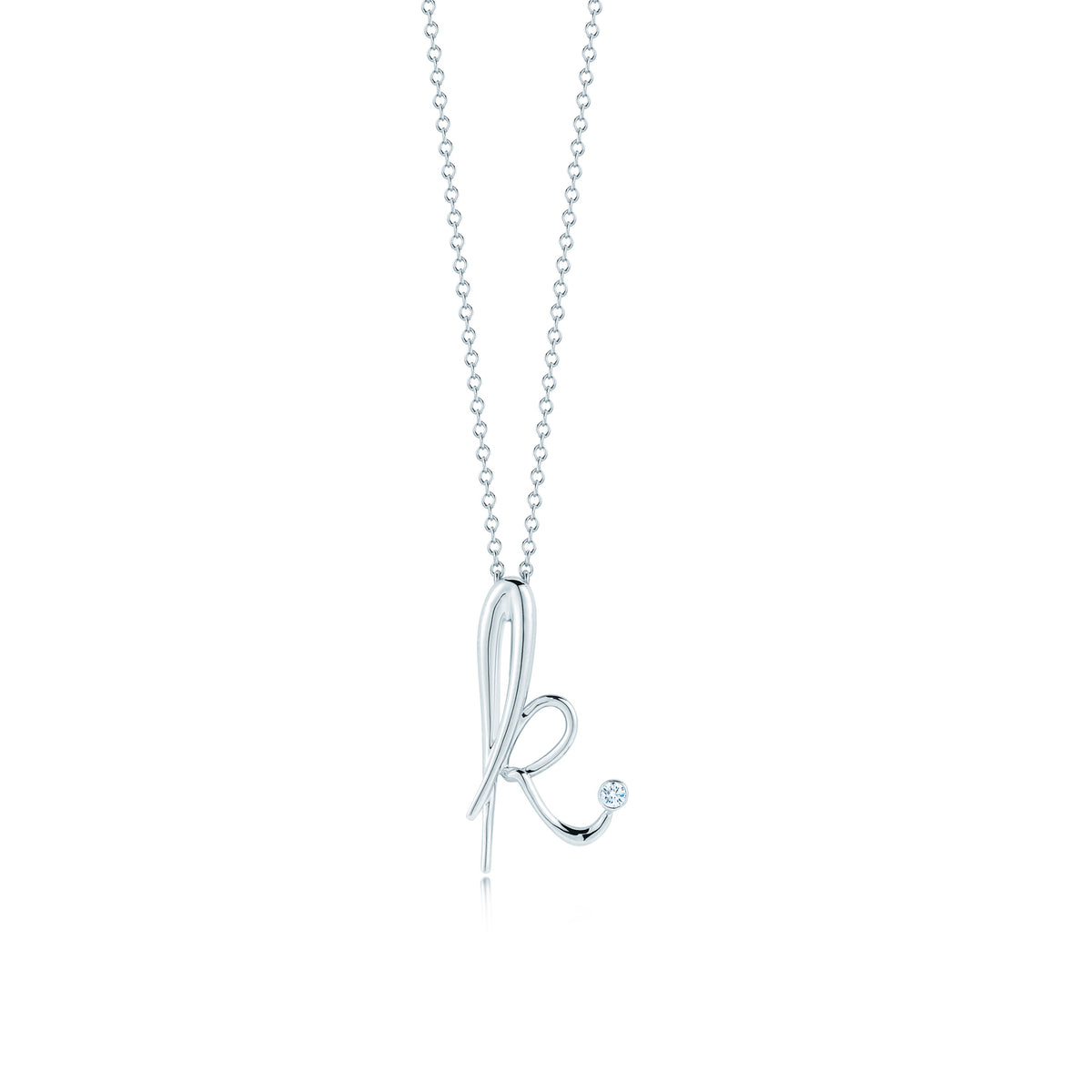 Kwiat Diamond Initial Pendant