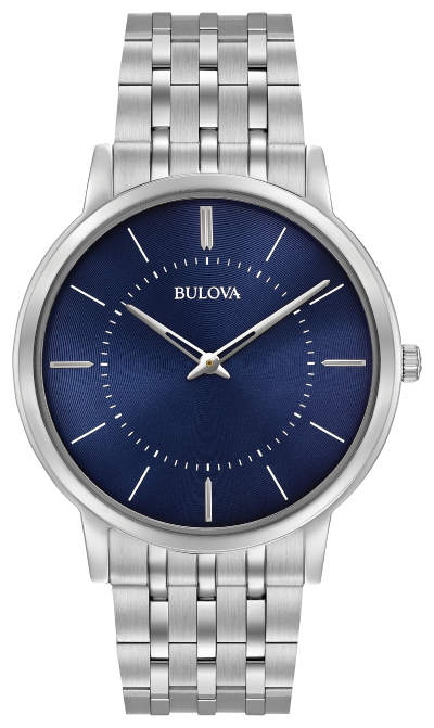 Bulova Men's Classic Watch with Blue Dial