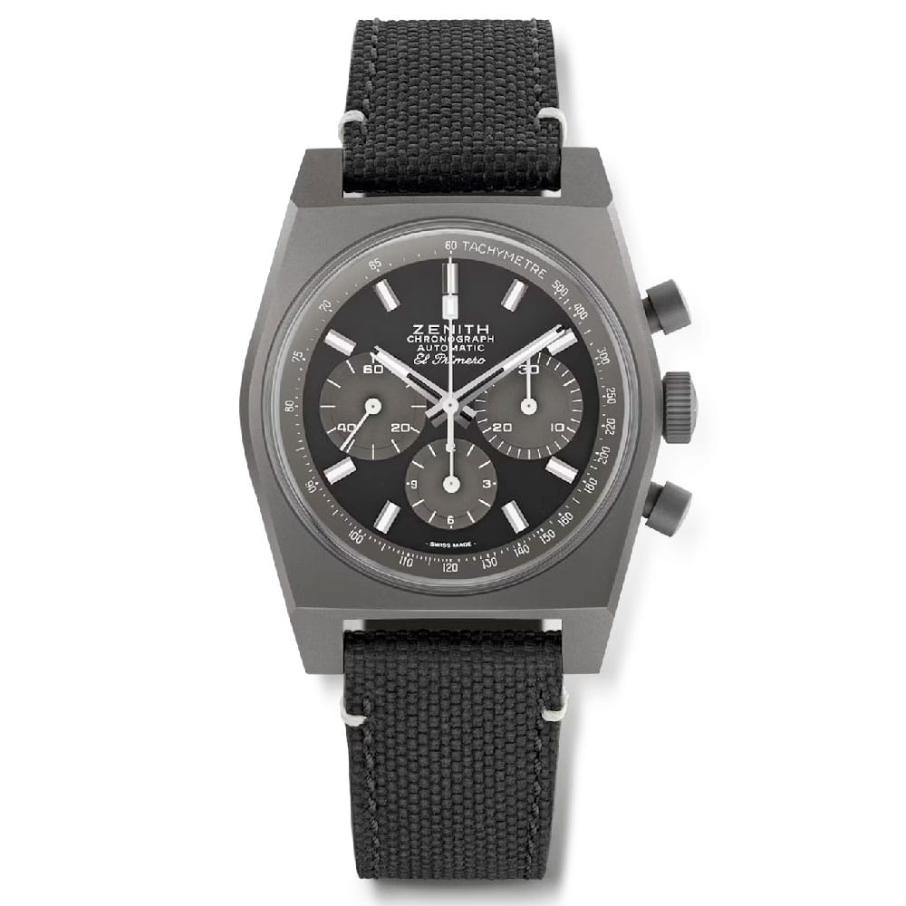 Zenith 97.t384.4061/21.c822 A386 Shadow Chronomaster Revival El Primero 37mm Watch