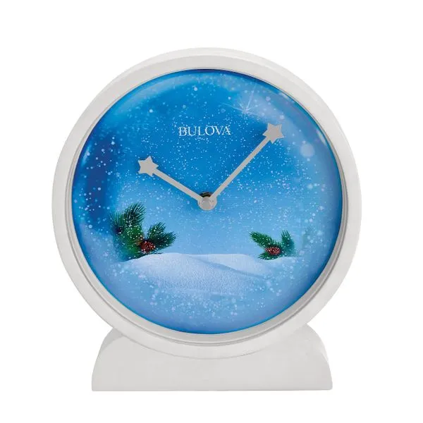 Bulova Table Top  Holiday Clock