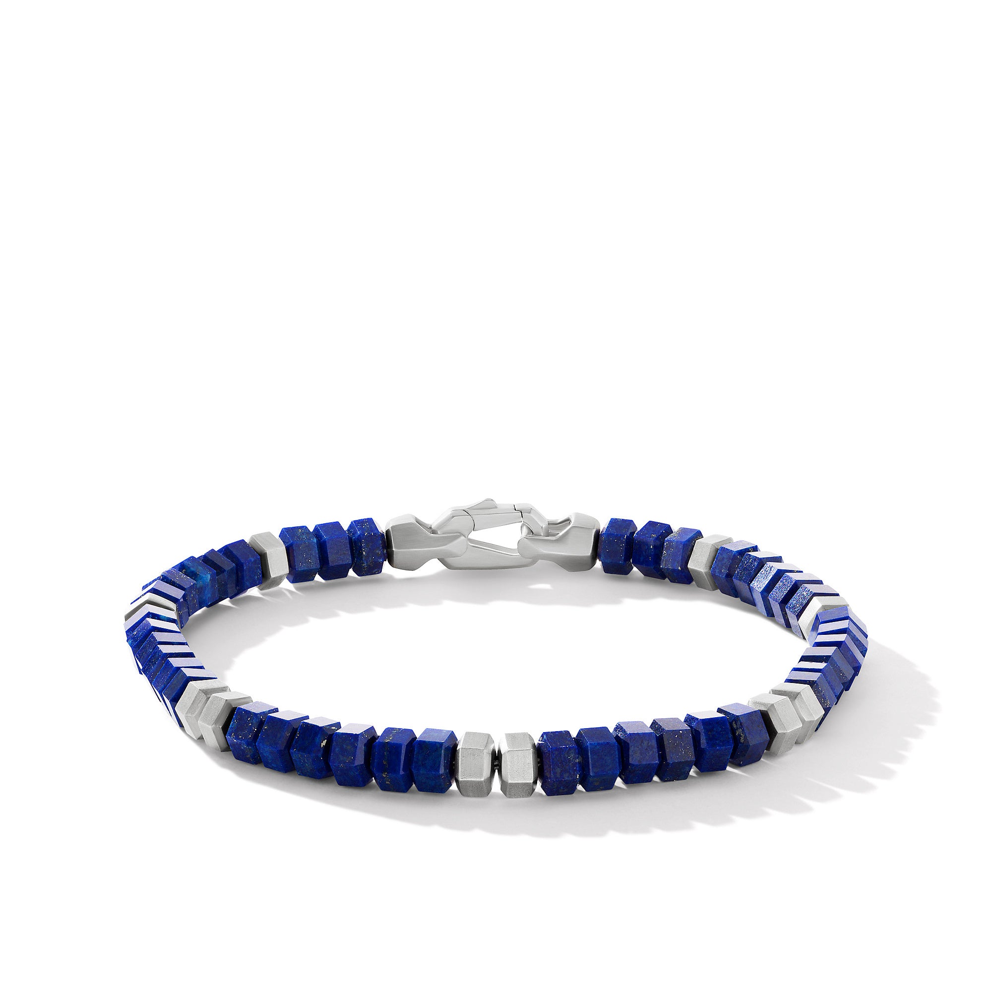 David Yurman Spiritual Beds Hex Bracelet with Lapis- B25434MSSBLAM