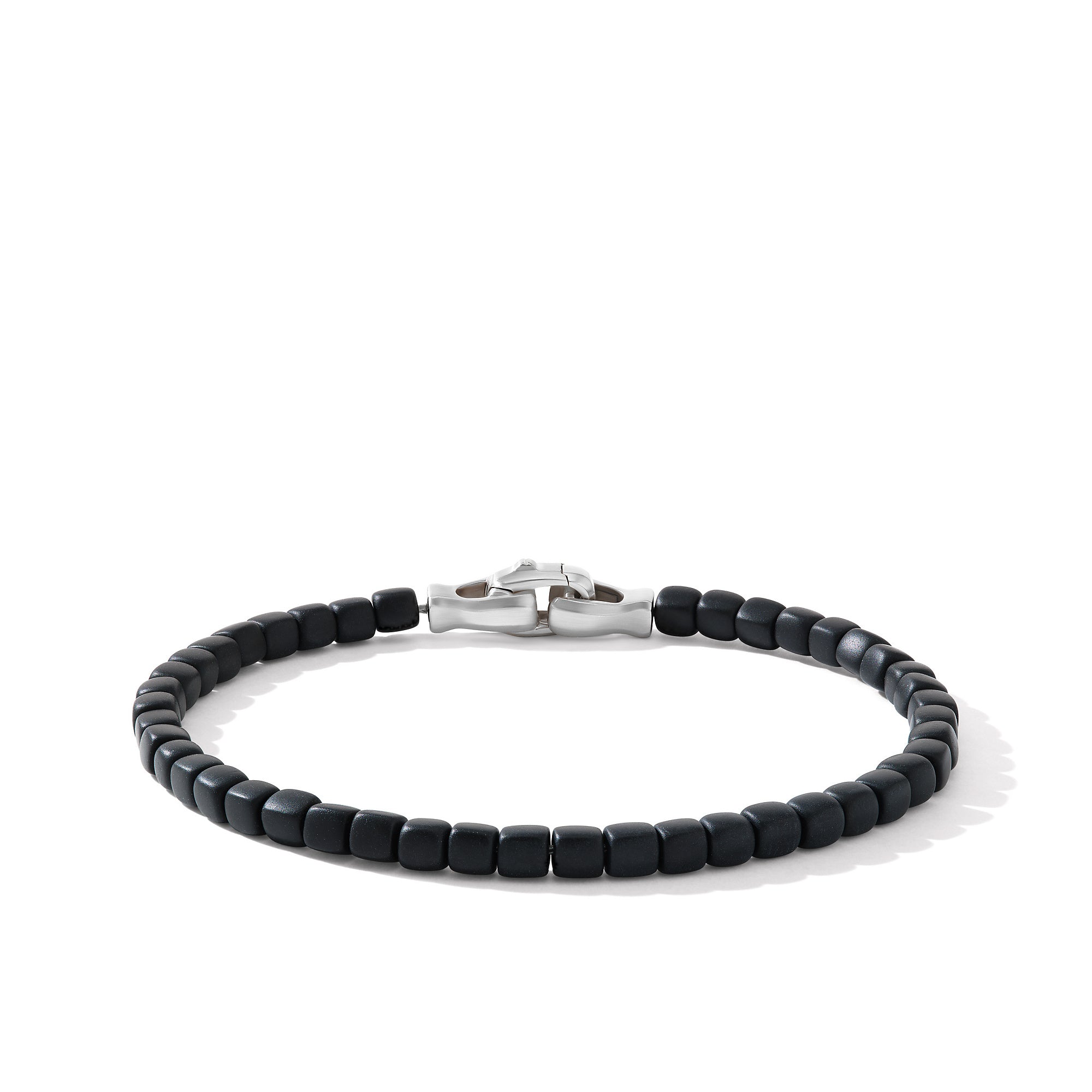 David Yurman Spiritual Beads Cushion Bracelet with Black Onyx- B25678MSSBBOM