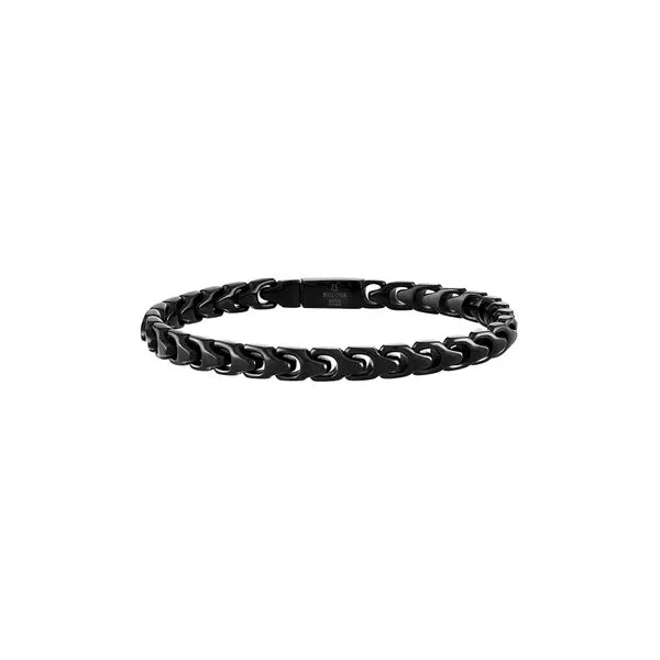 Bulova Stainless Steel Classic Jewelry Mens Bracelet