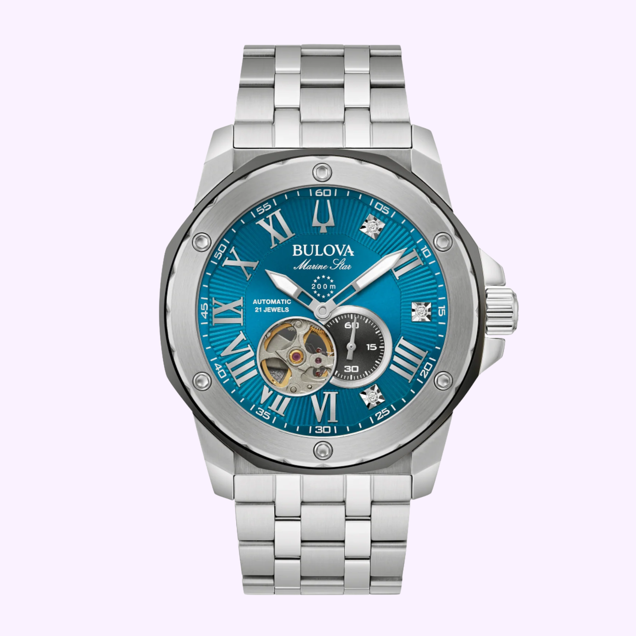 Bulova Watches Marine Star 98D184 AUTO D003 MARC ANTHONY upc: 042429594555