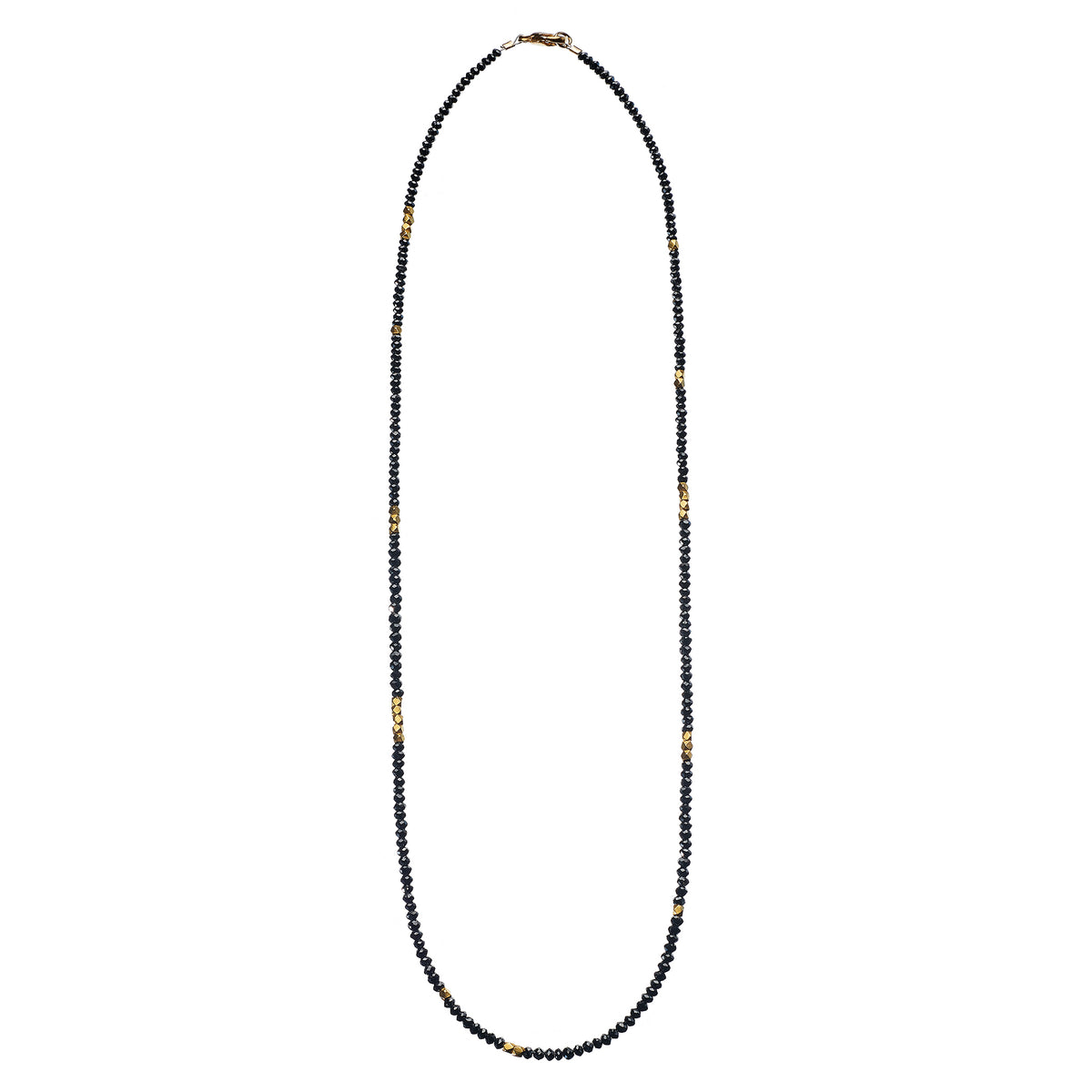 NOIR BLACK DIAMOND AND GOLD NECKLACE