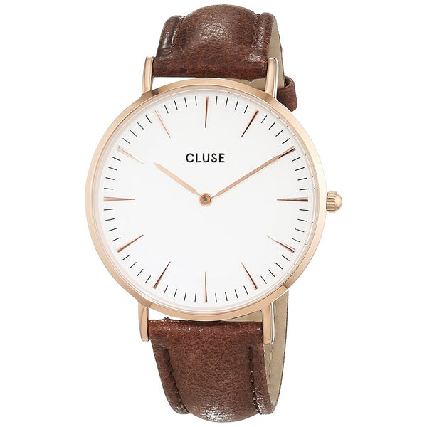 Cluse Women's CL18010 La Boheme Brown Leather Watch