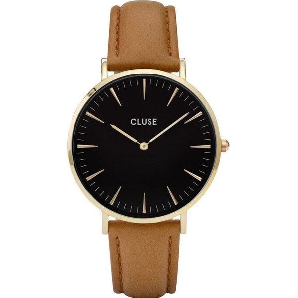 Cluse Women's CL18404 La Boheme Brown Leather Watch