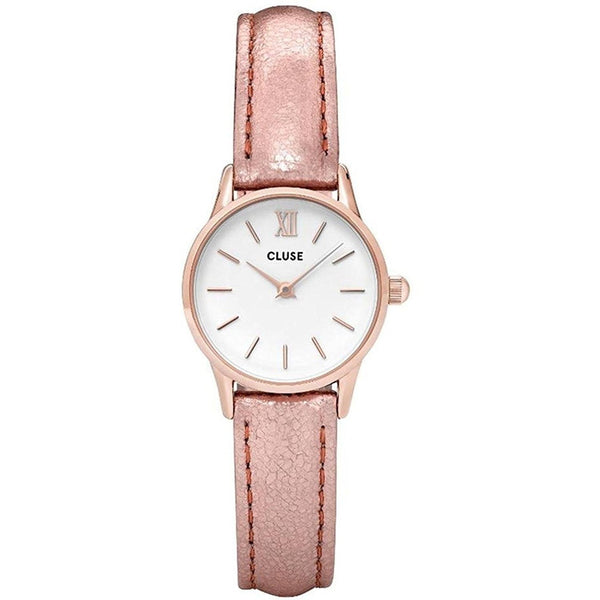 Cluse Women's CL50020 La Vedette Rose-Tone Leather Watch