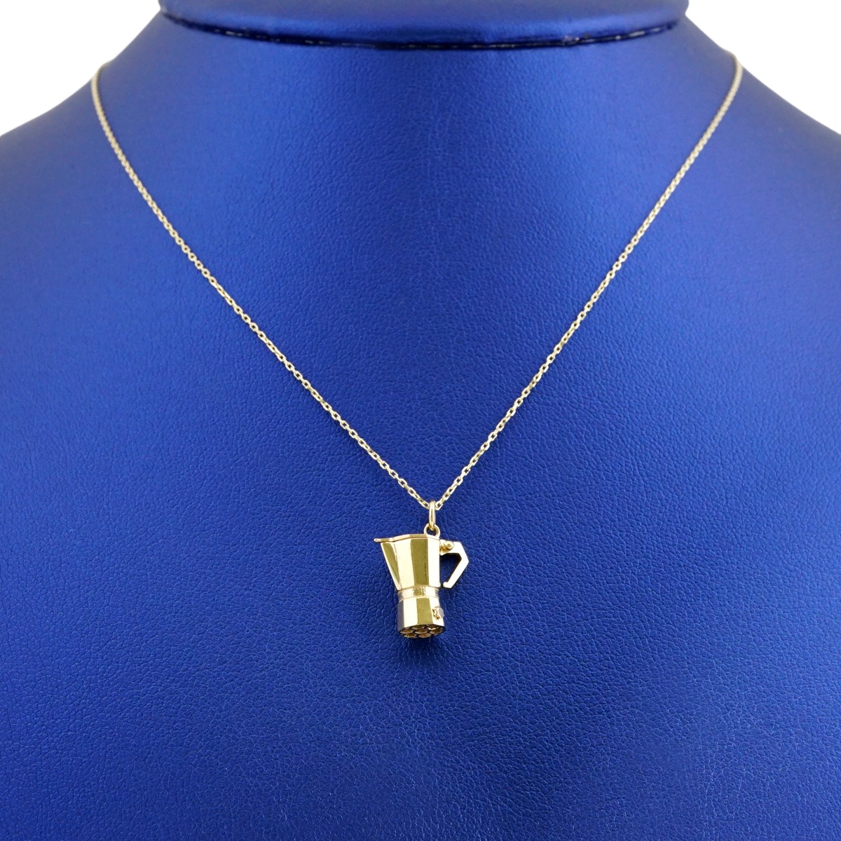 14k Yellow Gold Coffee Maker Chain Set