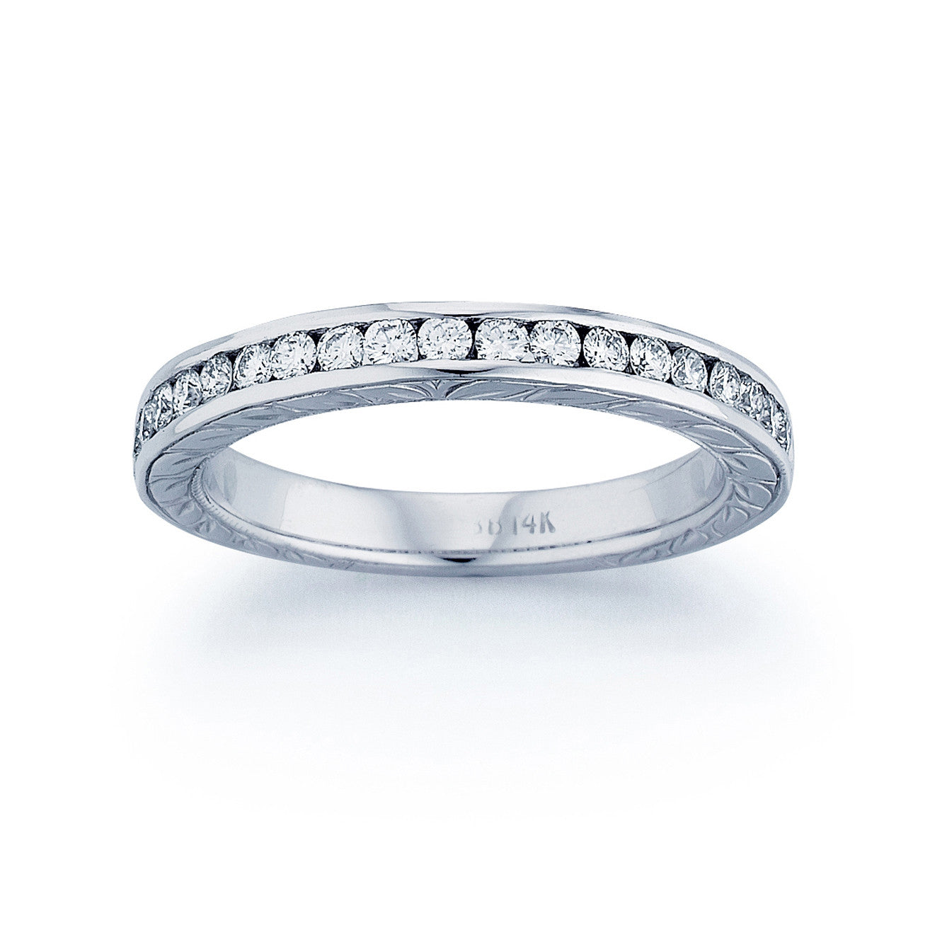 Barmakian Channel Set Diamond Band