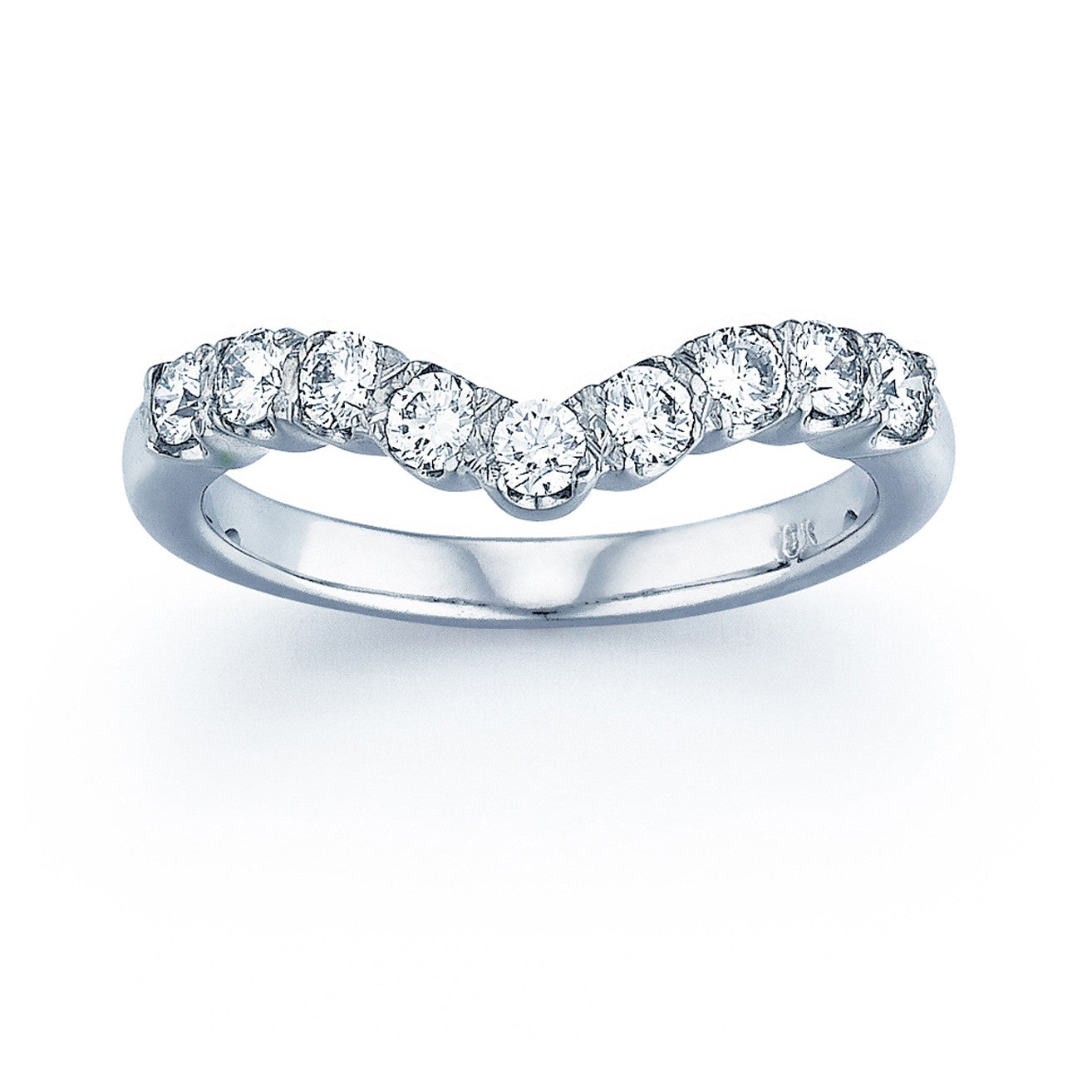 Barmakian Contoured Diamond Band