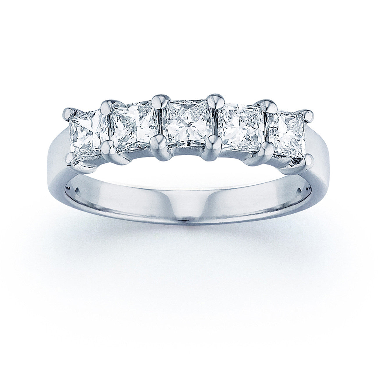 Barmakian Princess Cut Diamond Band