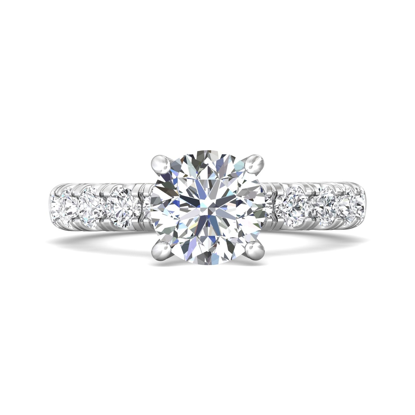 Encore Round Engagement Ring