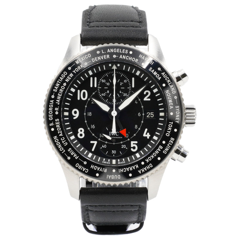 SOLD - IWC Pilot Watch Timezoner IW395001 Chronograph 46mm