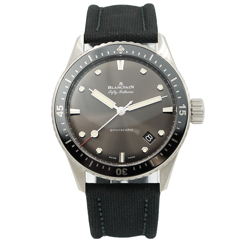 SOLD - 7/26/23 - Blancpain Fifty Fathoms Bathyscaphe 5000-1110-B52A Stainless Steel 43mm '22