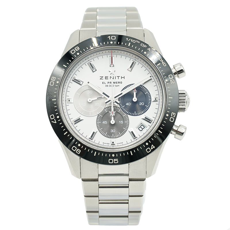 Zenith Chronomaster Sport 03.3100.3600 White Dial B&P 2023 Stainless Steel