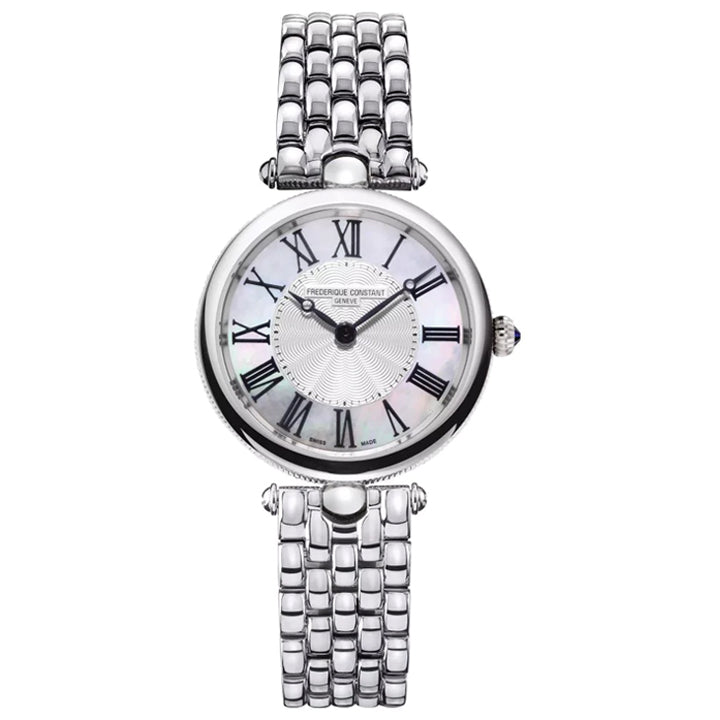 Frederique Constant Art Deco Round Stainless Steel Ladies Watch - FC-200MPW2AR6B