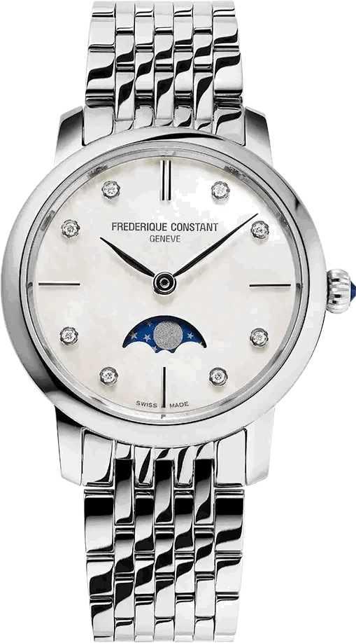 FREDERIQUE CONSTANT Slimline Moonphase FC-206MPWD1S6B